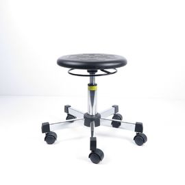 Porcellana Il nero basso fornito di gambe ergonomico delle sedie e dei panchetti 5 del laboratorio del poliuretano con ampia scollatura sulla schiena fabbrica