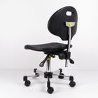 Sedie ergonomiche nere del laboratorio della schiuma di poliuretano con di sostegno la superficie posteriore di slittamento non fornitore