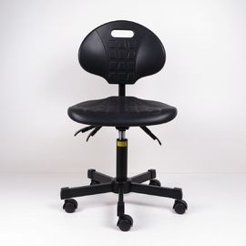 Porcellana Sedie ergonomiche nere del laboratorio della schiuma di poliuretano con di sostegno la superficie posteriore di slittamento non fabbrica