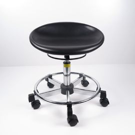 Porcellana Panchetti ergonomici del laboratorio del poliuretano nero, sedia rotabile durevole dell&#039;ufficio fabbrica