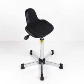 Porcellana Piccola economia di spazio dello schienale del poliuretano della sedia ergonomica nera delle feci fabbrica