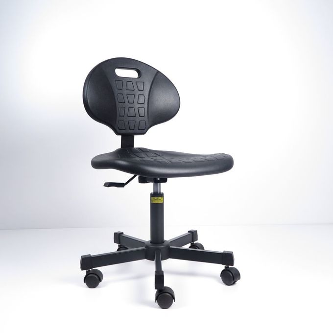 Superficie ergonomica delle scivolate del fungo di poliuretano della schiuma della sedia statica nera dell'ufficio