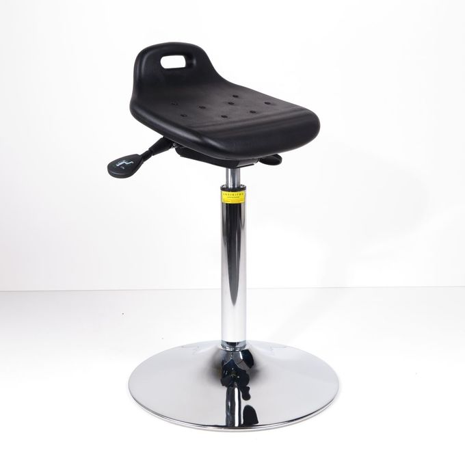 Panchetto senza polvere del supporto della sedia ESD Seat del laboratorio del poliuretano con la base circolare